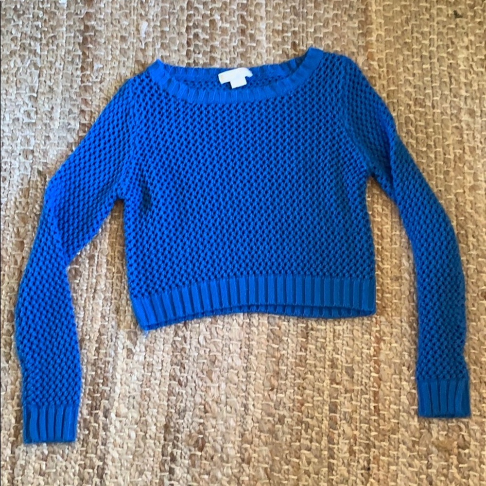 Crop knit top